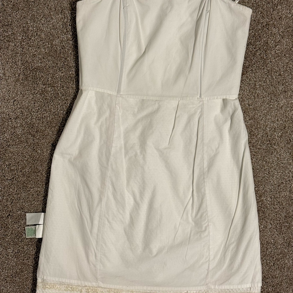 LILLY PULITZER Elegant White Embroidered Lace Dress Women’s Size S - Picture 12 of 16